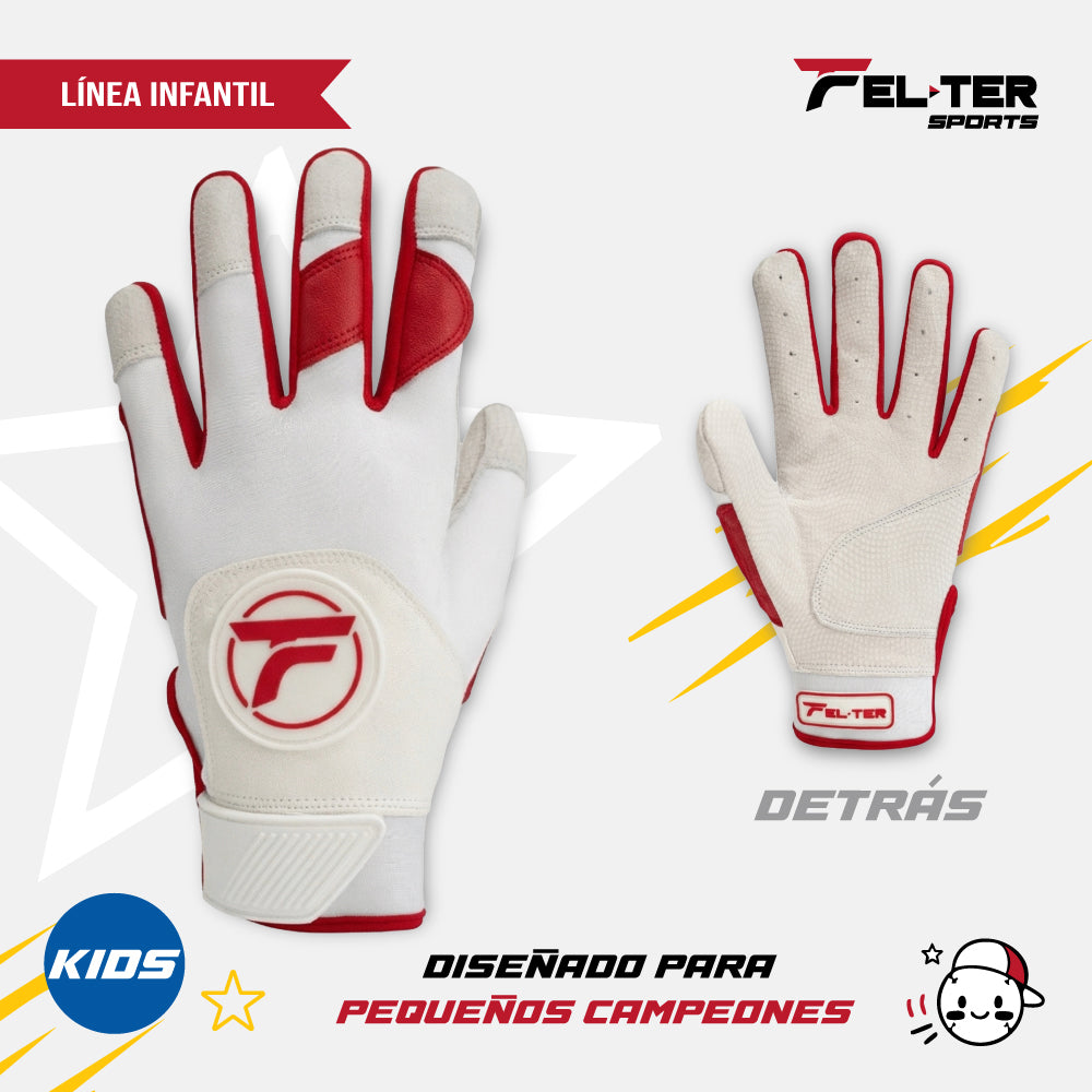 GUANTELETAS DE BATEO FLEX PARA NIÑOS