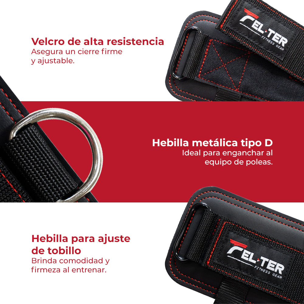 GRILLETES DE PIEL · TOBILLERAS