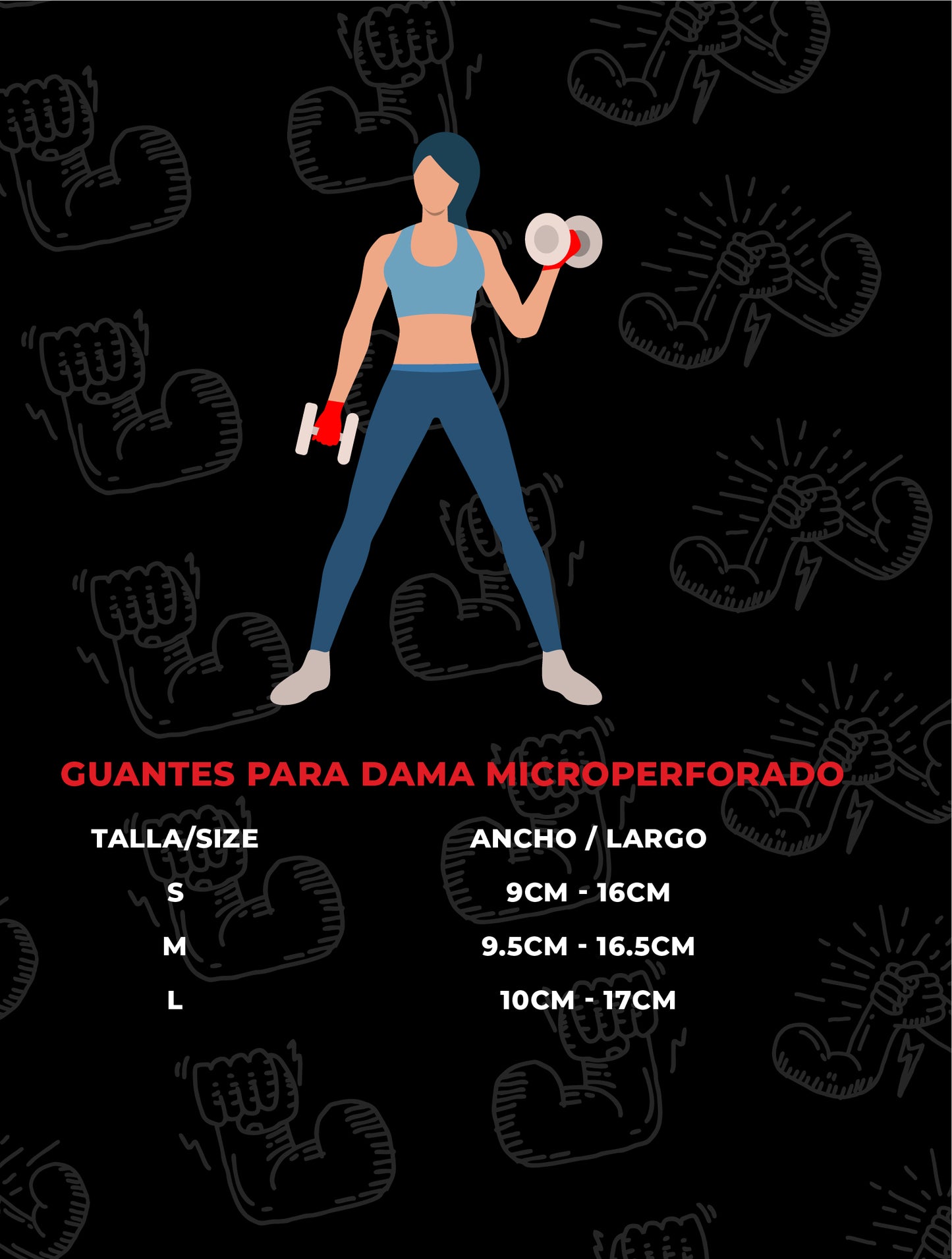 GUANTES MICROPERFORADOS