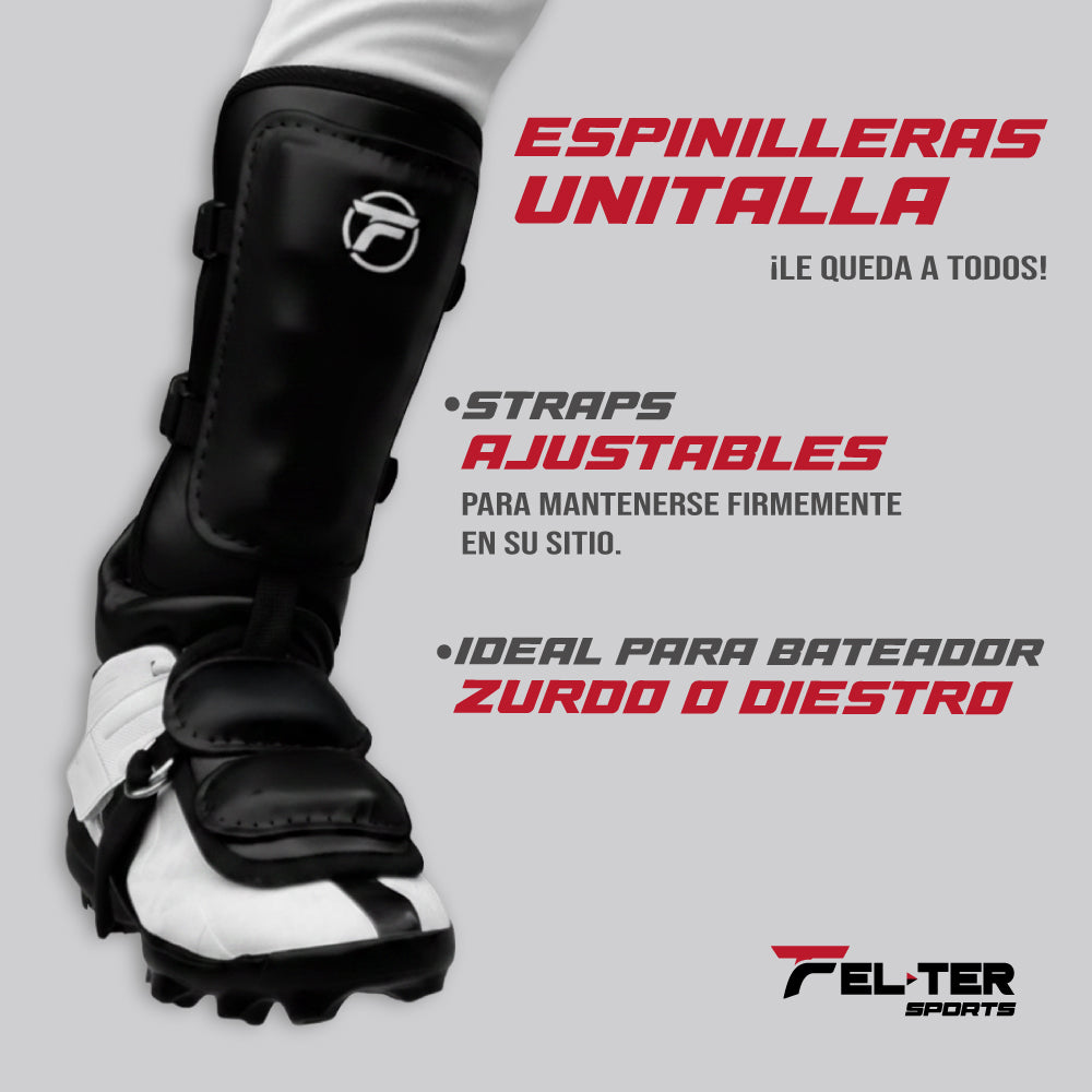 ESPINILLERA PROTECTOR DE BATEO (Broche Ajustable)
