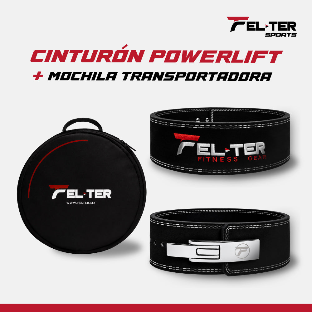CINTURÓN PARA LEVANTAR PESO LEVER POWERLIFT