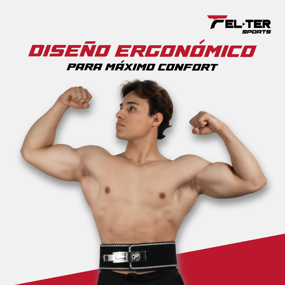CINTURÓN PARA LEVANTAR PESO LEVER POWERLIFT