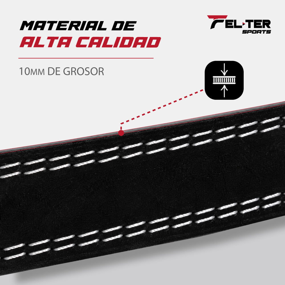 CINTURÓN PARA LEVANTAR PESO LEVER POWERLIFT