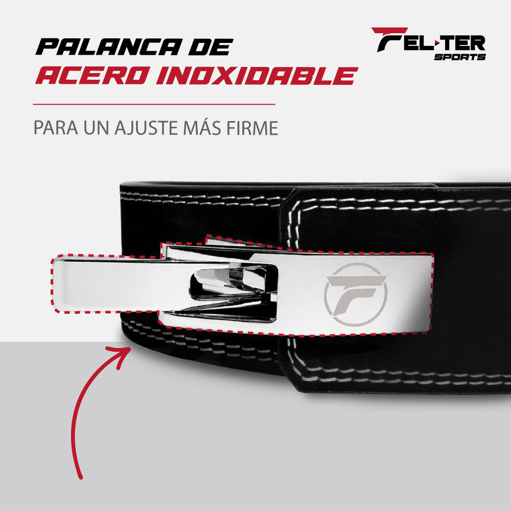 CINTURÓN PARA LEVANTAR PESO LEVER POWERLIFT