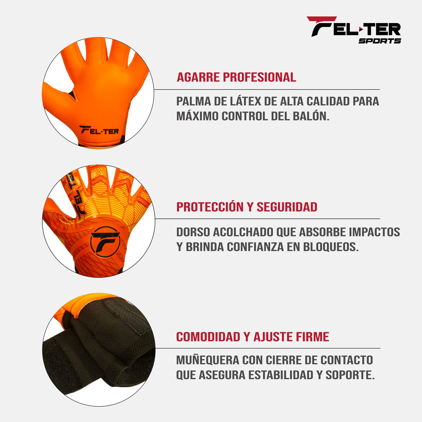 Guantes De Portero Futbol Soccer