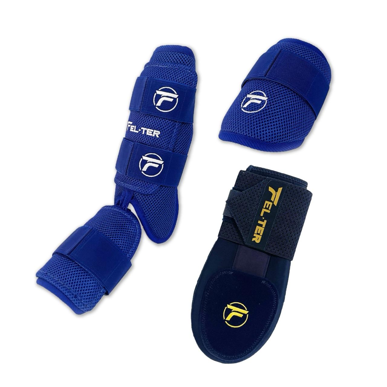 Kit 3 Piezas Protecciones De Bateo Velcro + Slidding Glove Adulto