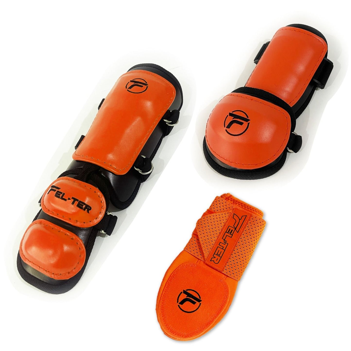 Kit 3 Piezas Protecciones De Bateo Broche + Slidding Glove Adulto