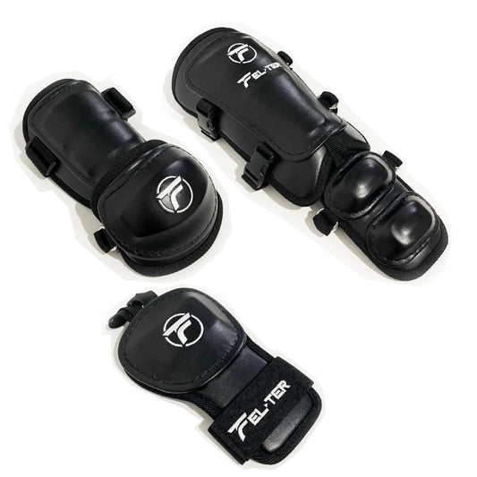 Kit De Protecciones De Bateo Con Codera Broche Adulto